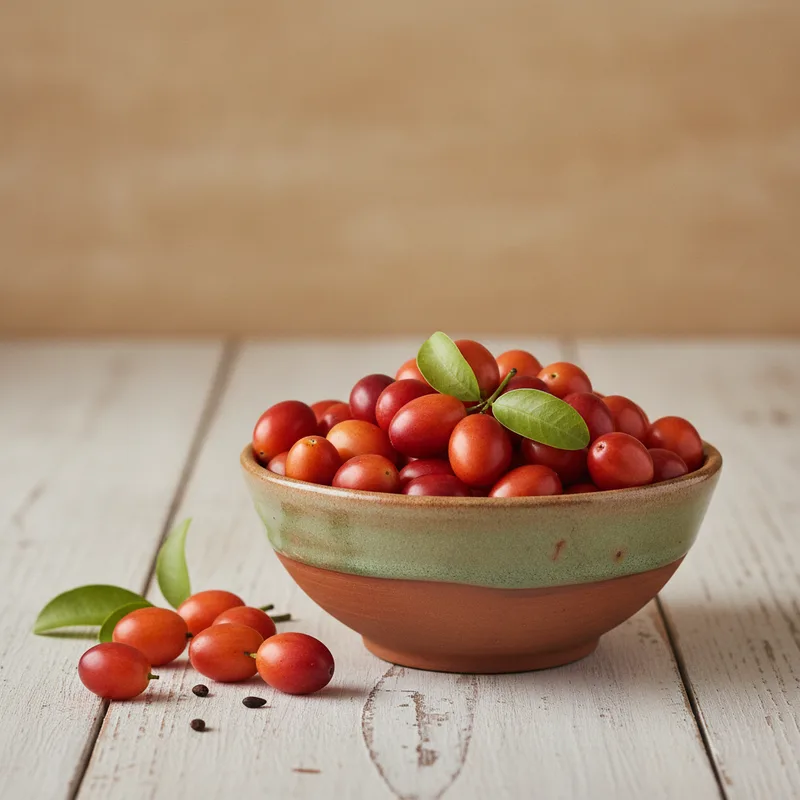 Camu camu fruta roja amazónica